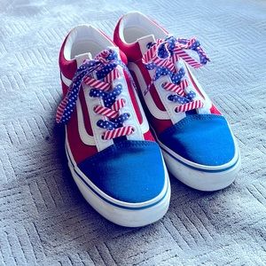Custom USA Vans - Stars and Stripes